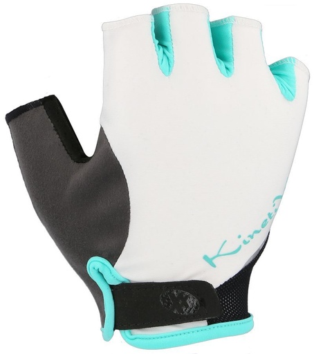 cycling gloves KinetiXx Luisa white/turquo