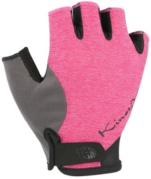 cyklistické rukavice KinetiXx Luisa pink melange