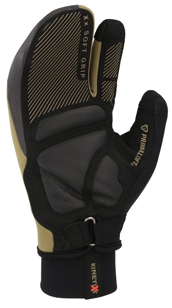 cyklistické rukavice KinetiXx Luzan GORE-TEX WINDSTOPPER® olive