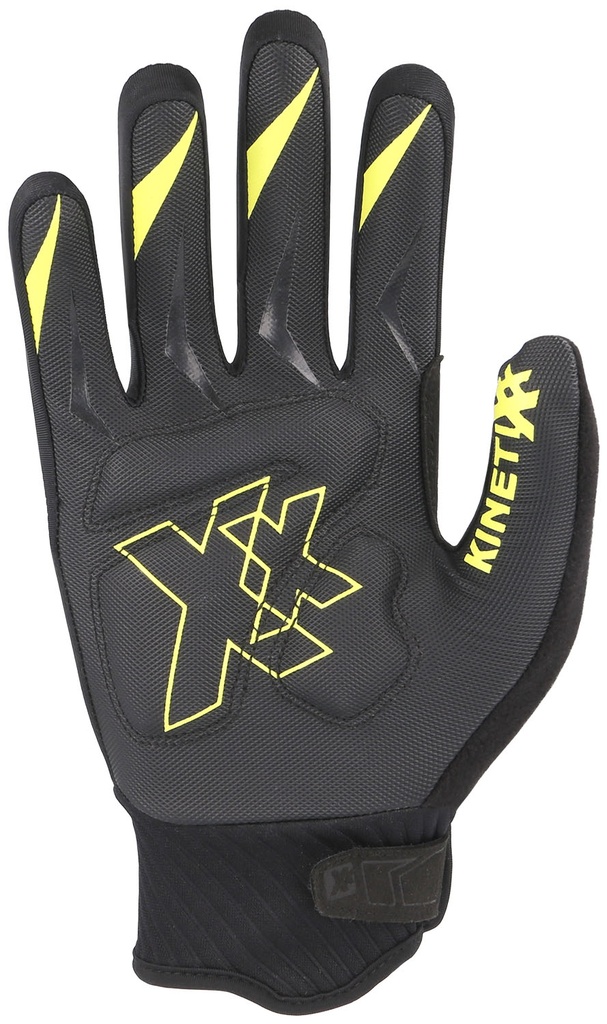 zimné cyklistické rukavice KinetiXx Leandro GORE-TEX WINDSTOPPER® black/yellow