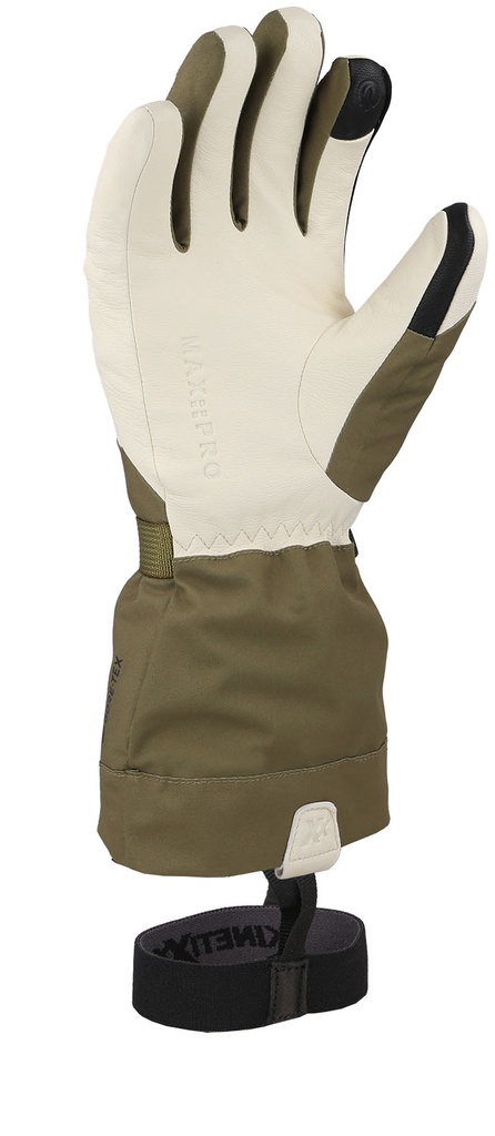 dámske lyžiarske rukavice KinetiXx Akima GTX white/olive