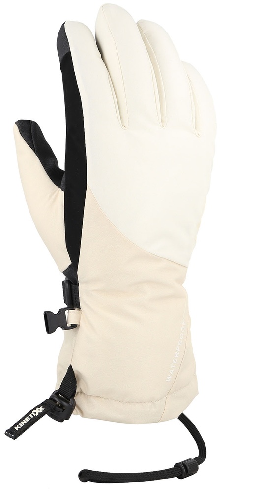 women's ski gloves KinetiXx Alcira cream