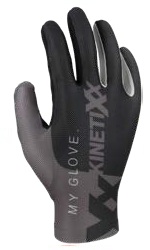 cyklistické rukavice KinetiXx Larun black