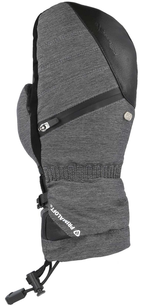 rukavice KinetiXx Alina Mitten PRIMALOFT® grey melange/black