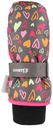 children's gloves KinetiXx Candy Mini grey printed