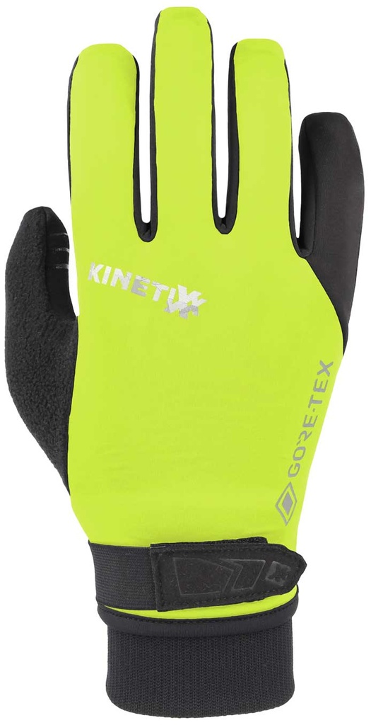 zimní cyklistické rukavice KinetiXx Lucas GORE-TEX WINDSTOPPER® neon yellow