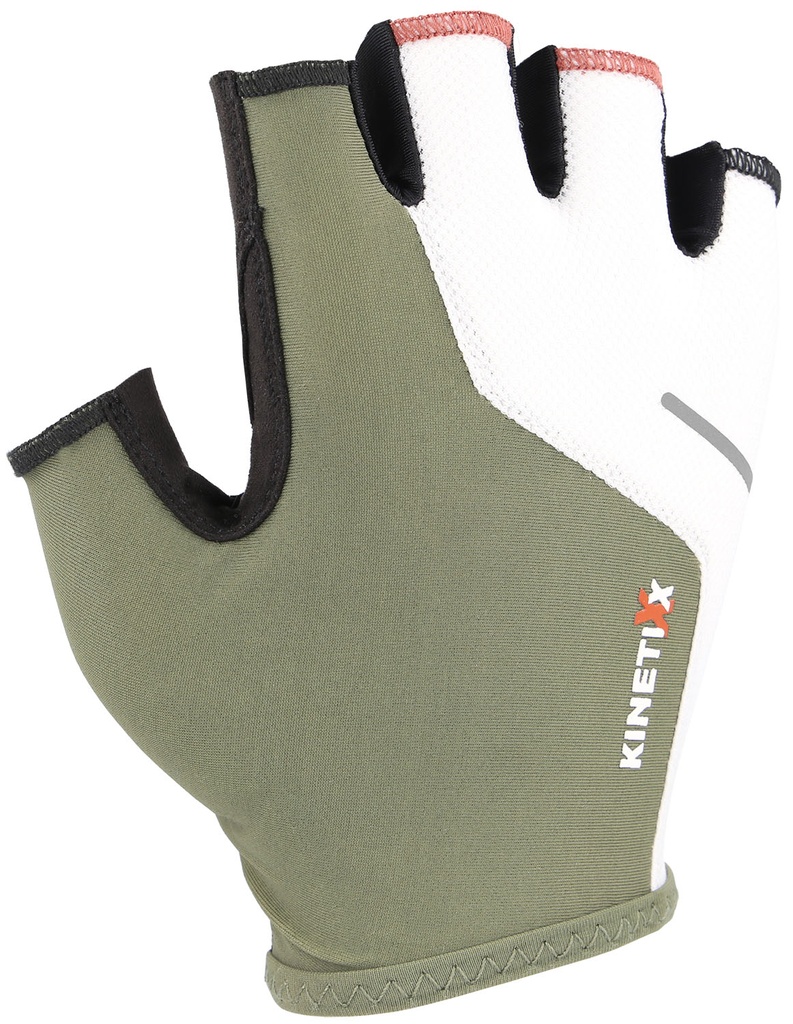 Fahrradhandschuhe KinetiXx Laron olive/white