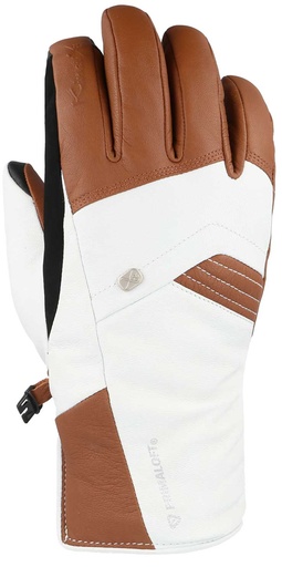 rukavice KinetiXx Annouk PRIMALOFT® white/brown