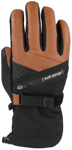 rukavice KinetiXx Bob GORE-TEX PRIMALOFT® black/brown
