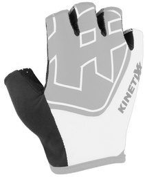 cyklistické rukavice KinetiXx Loreto white/grey
