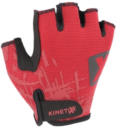 detské cyklistické rukavice KinetiXx Larni iron red