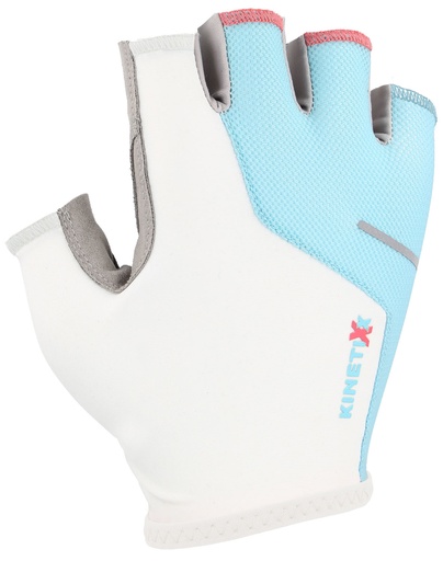 Fahrradhandschuhe KinetiXx Laron white/turquoise