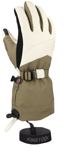dámske lyžiarske rukavice KinetiXx Akima white/olive